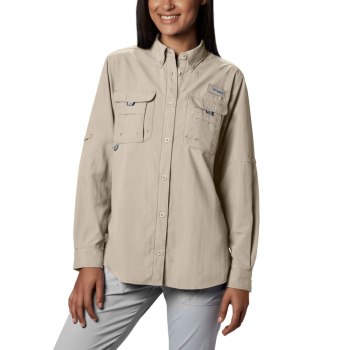 Columbia PFG Bahama Long Sleeve, Camisa Kaki Para Mujer | 940178-RFW